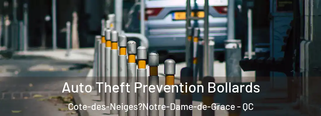  Auto Theft Prevention Bollards Cote-des-Neiges?Notre-Dame-de-Grace - QC
