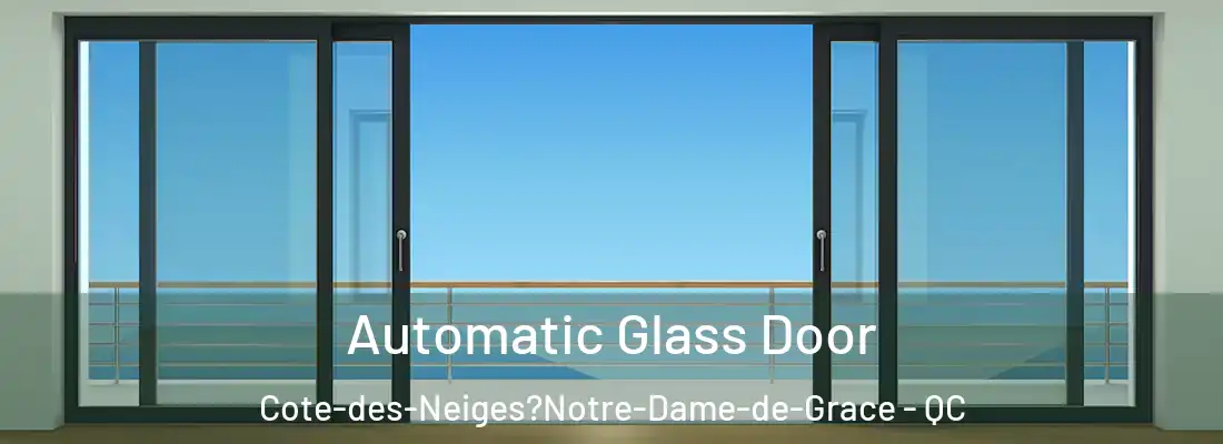  Automatic Glass Door Cote-des-Neiges?Notre-Dame-de-Grace - QC