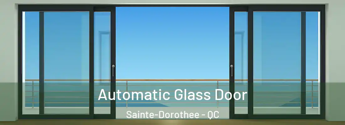  Automatic Glass Door Sainte-Dorothee - QC