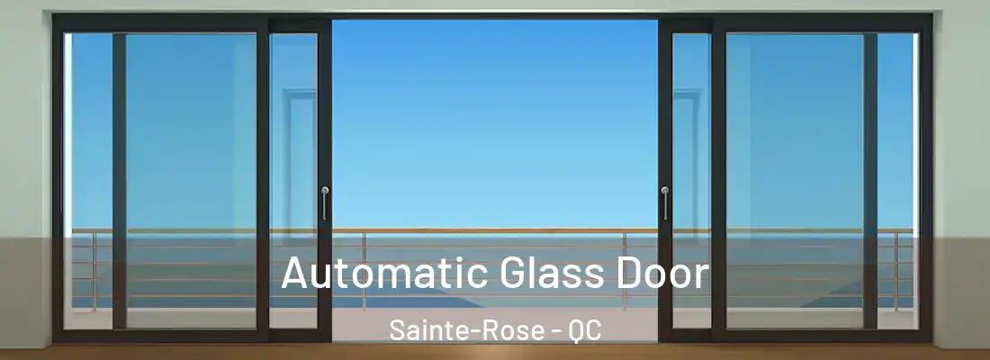  Automatic Glass Door Sainte-Rose - QC