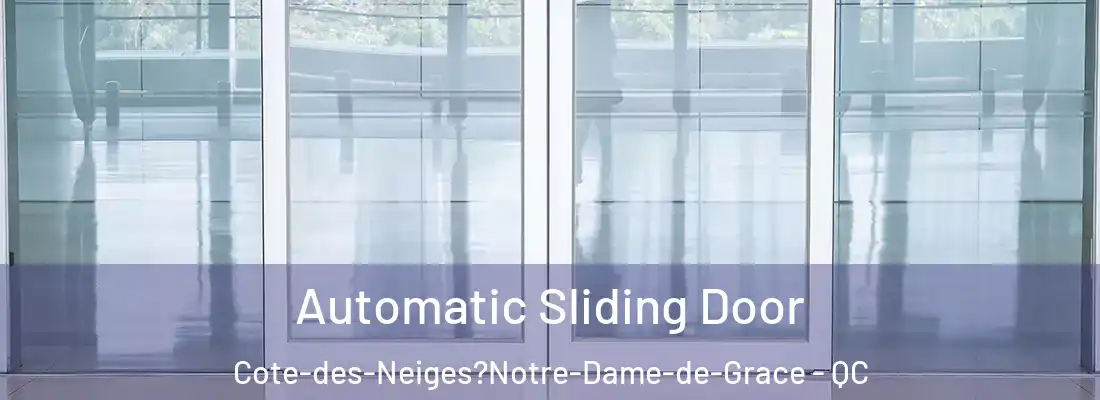  Automatic Sliding Door Cote-des-Neiges?Notre-Dame-de-Grace - QC