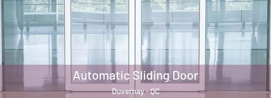  Automatic Sliding Door Duvernay - QC