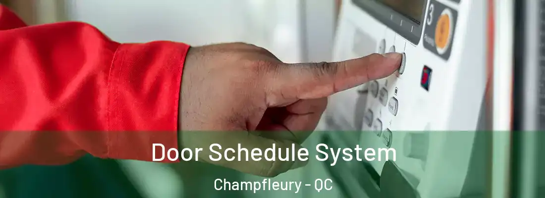  Door Schedule System Champfleury - QC