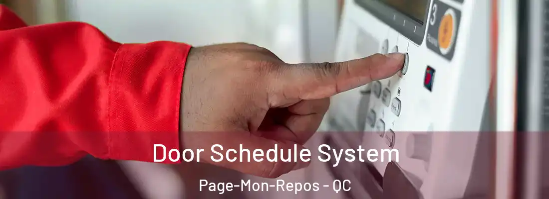  Door Schedule System Page-Mon-Repos - QC