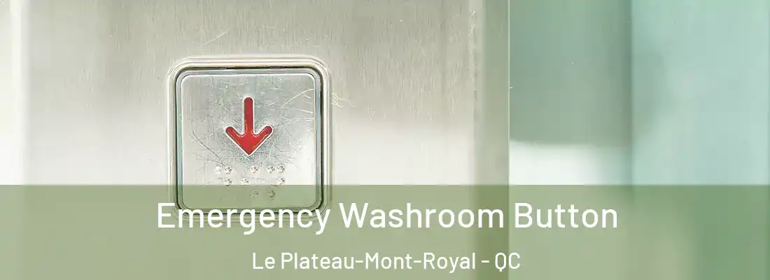  Emergency Washroom Button Le Plateau-Mont-Royal - QC
