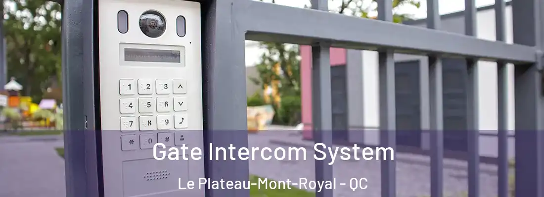  Gate Intercom System Le Plateau-Mont-Royal - QC