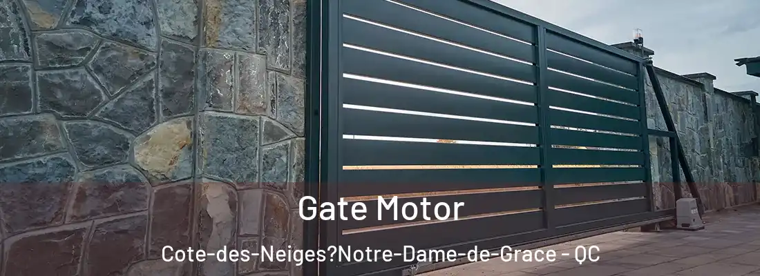  Gate Motor Cote-des-Neiges?Notre-Dame-de-Grace - QC