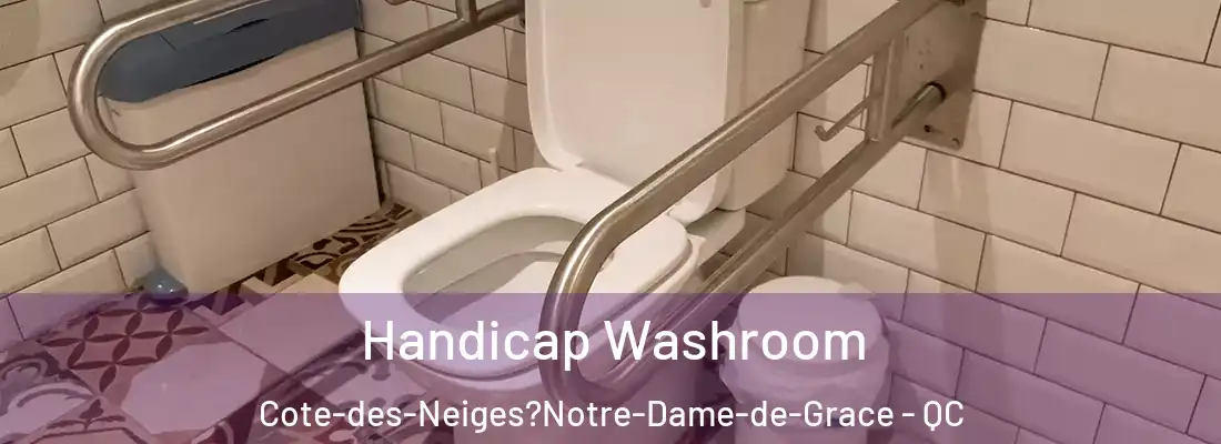  Handicap Washroom Cote-des-Neiges?Notre-Dame-de-Grace - QC