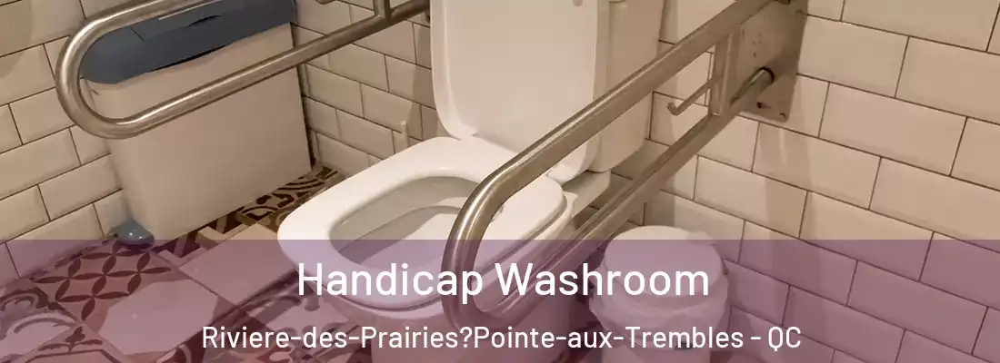  Handicap Washroom Riviere-des-Prairies?Pointe-aux-Trembles - QC