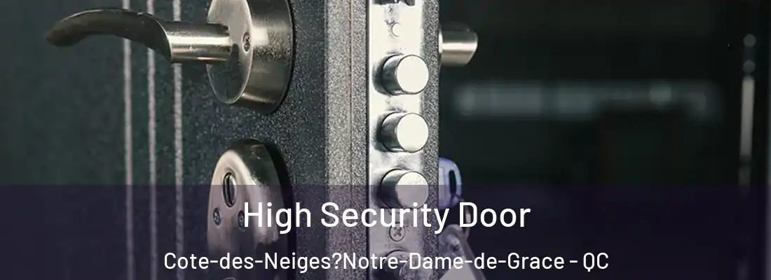  High Security Door Cote-des-Neiges?Notre-Dame-de-Grace - QC