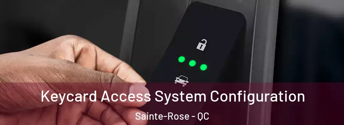  Keycard Access System Configuration Sainte-Rose - QC