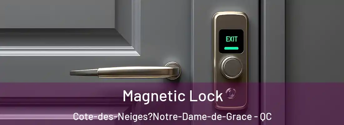  Magnetic Lock Cote-des-Neiges?Notre-Dame-de-Grace - QC