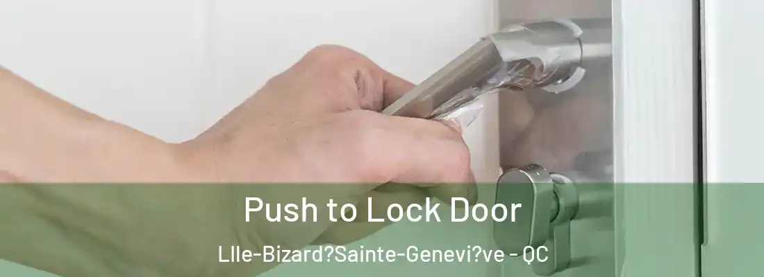  Push to Lock Door LIle-Bizard?Sainte-Genevi?ve - QC