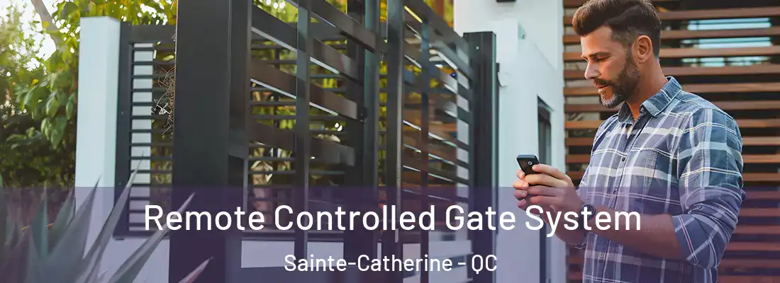  Remote Controlled Gate System Sainte-Catherine - QC