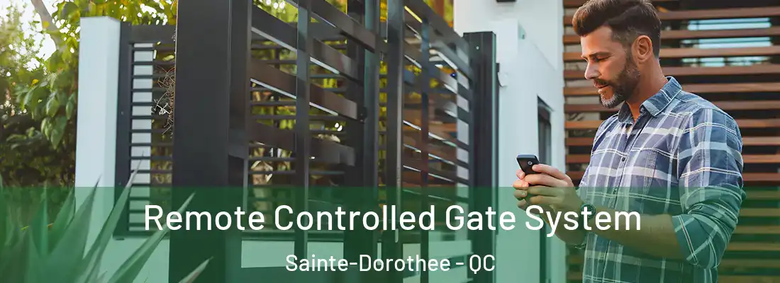  Remote Controlled Gate System Sainte-Dorothee - QC