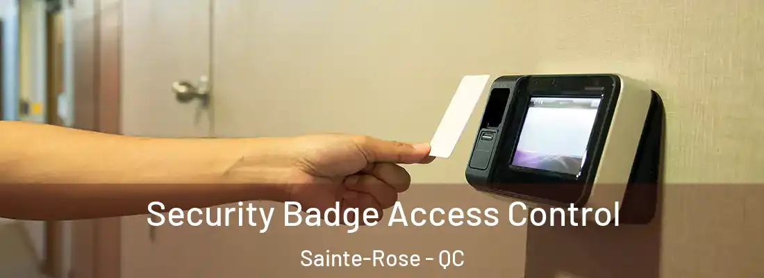  Security Badge Access Control Sainte-Rose - QC