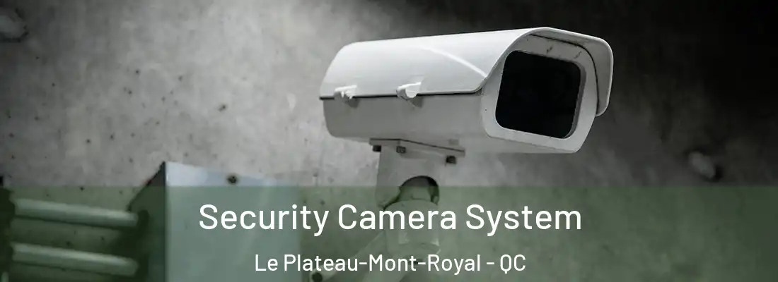  Security Camera System Le Plateau-Mont-Royal - QC