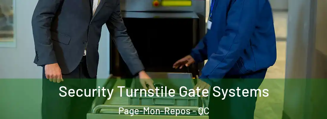  Security Turnstile Gate Systems Page-Mon-Repos - QC