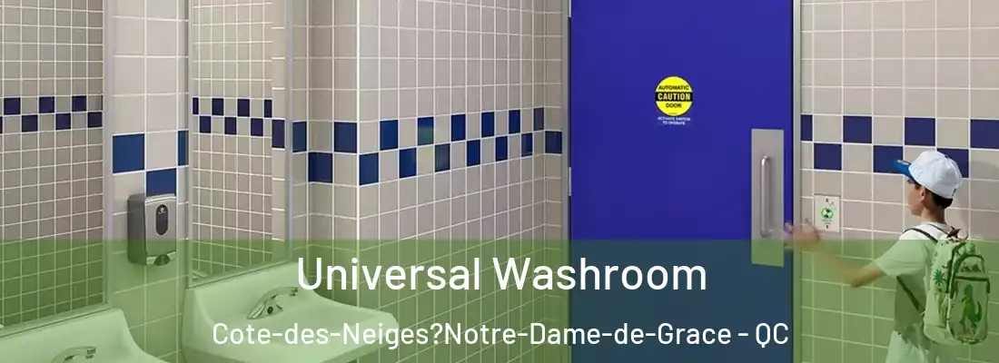  Universal Washroom Cote-des-Neiges?Notre-Dame-de-Grace - QC