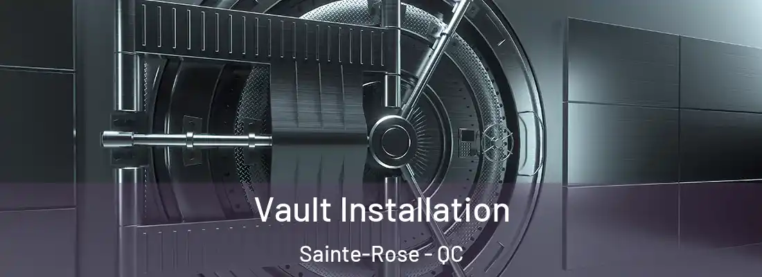  Vault Installation Sainte-Rose - QC